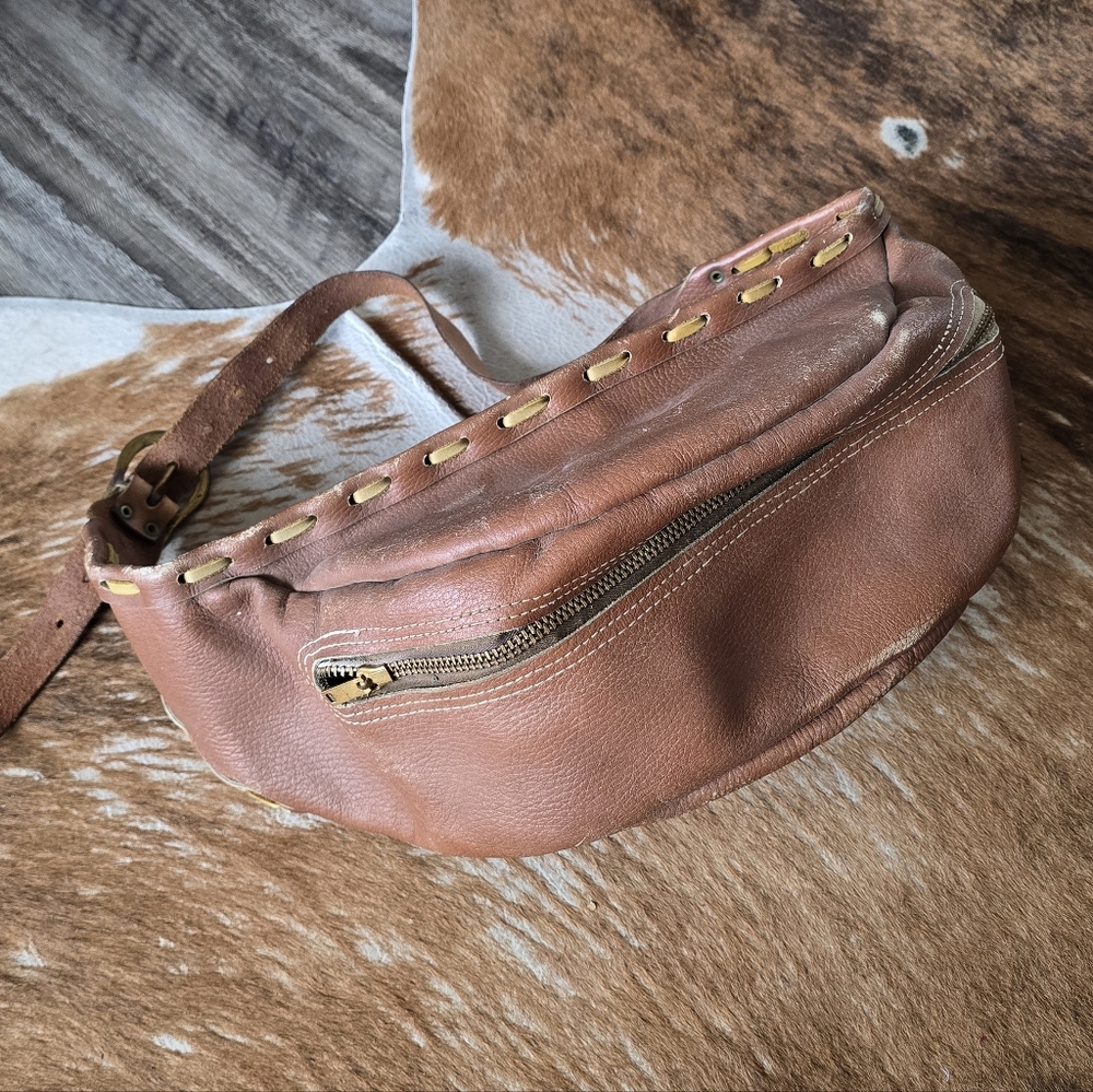 Vintage Leather Fanny Pack